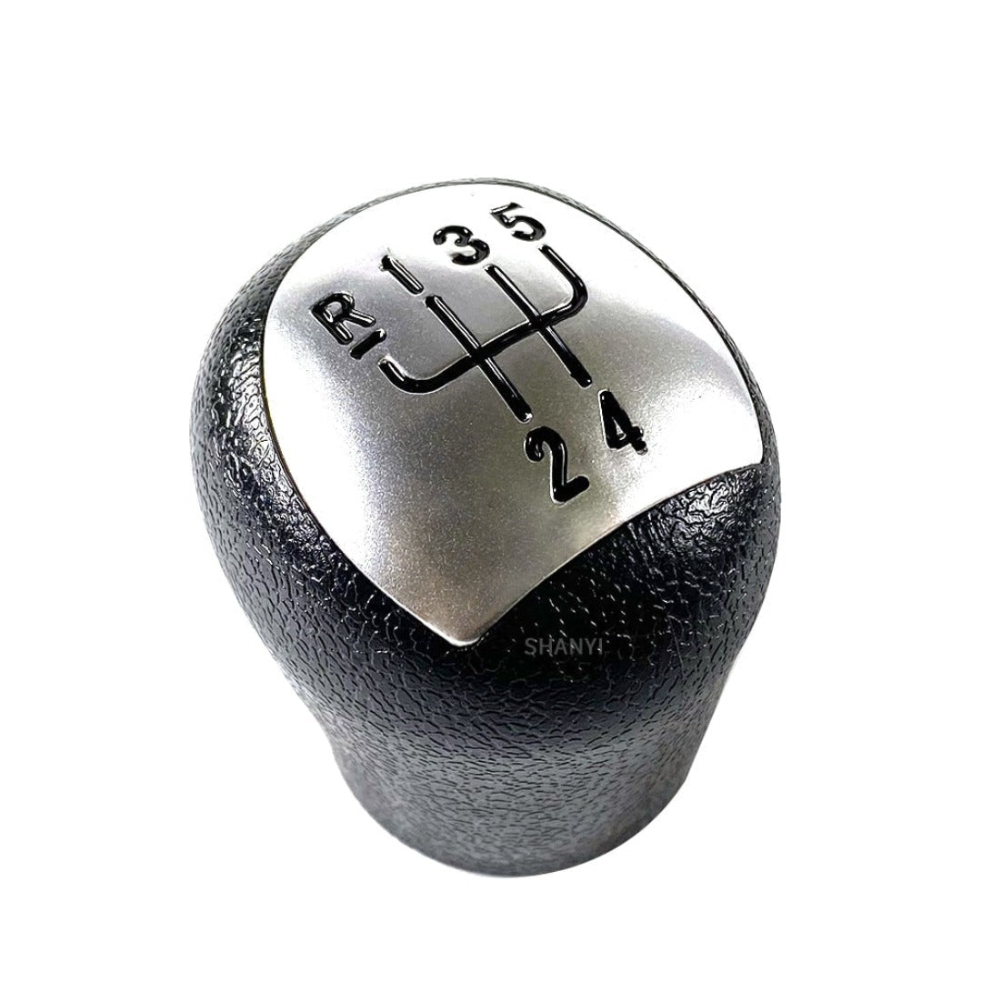 pommeau de vitesse Twingo 2 de couleur gris et noir pour boîte 5 vitesses.