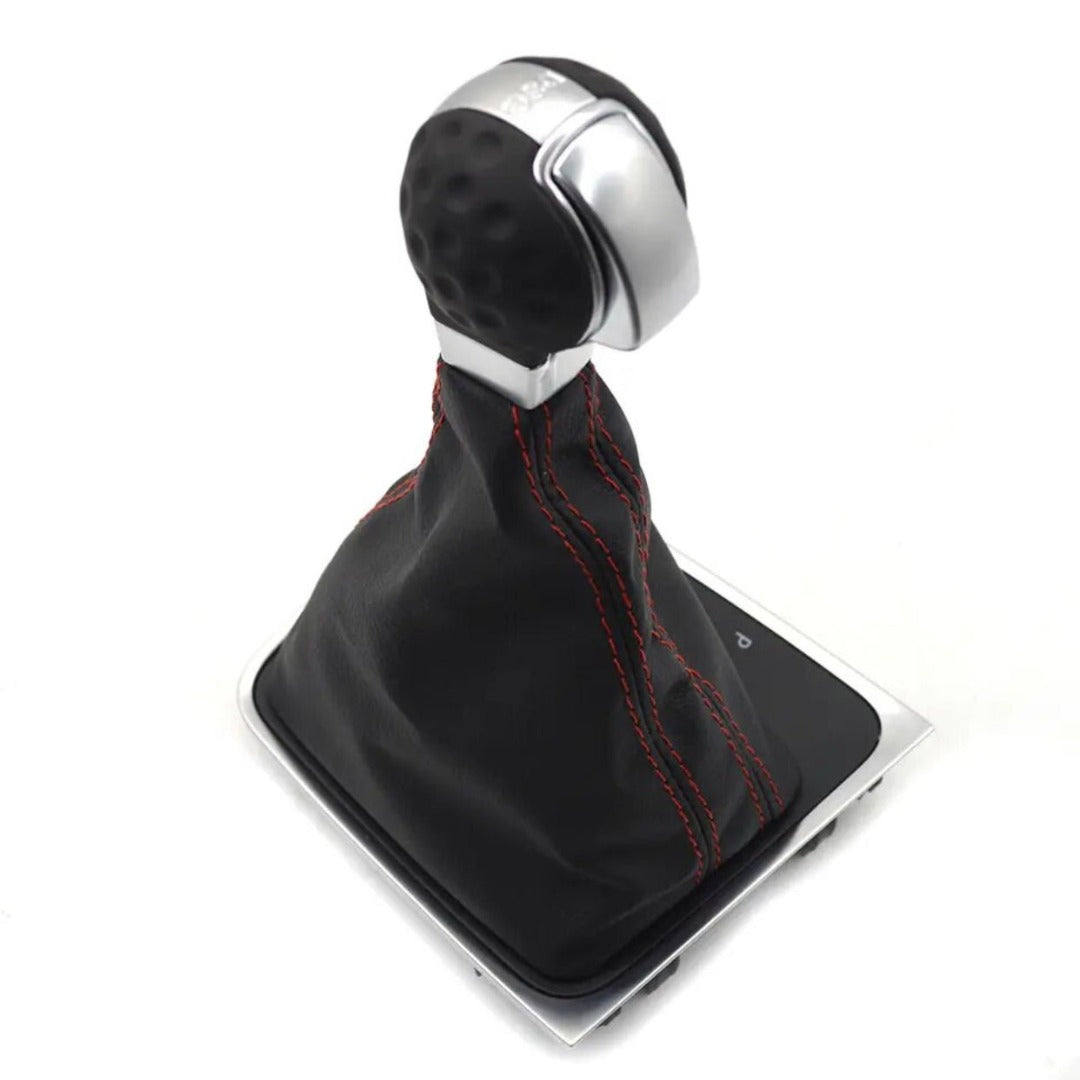 pommeau de vitesse DSG pour Golf 7 R de couleur noir avec détails gris.