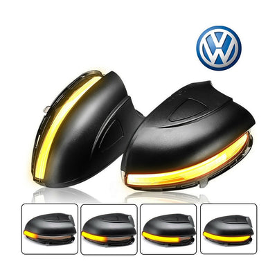 Séquence de défilement du clignotant dynamique Golf 6 en quatre étapes, modèle Volkswagen