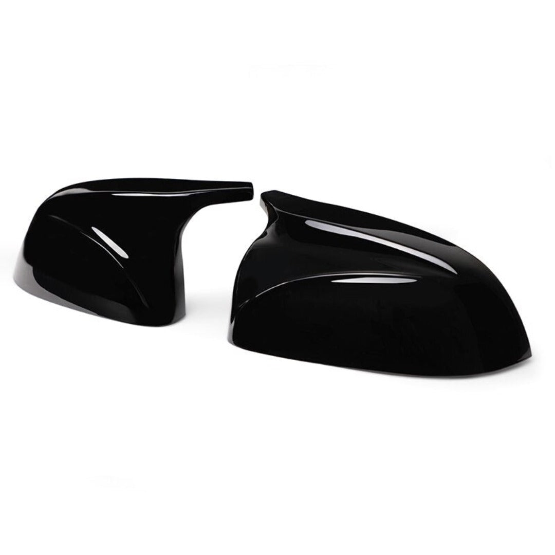 Coque rétroviseur BMW X3 de couleur noir brillant.