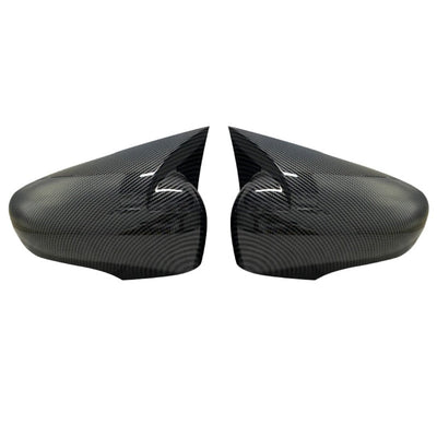 Coque de rétroviseur Renault Clio 4 de couleur carbone.