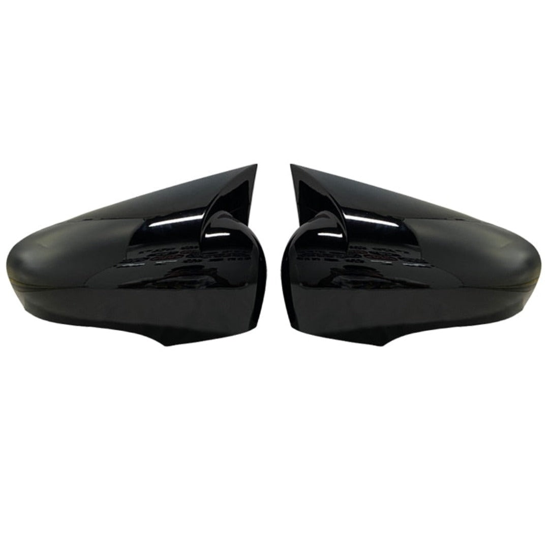 Coque rétroviseur Renault Clio 4 de couleur noir brillant.