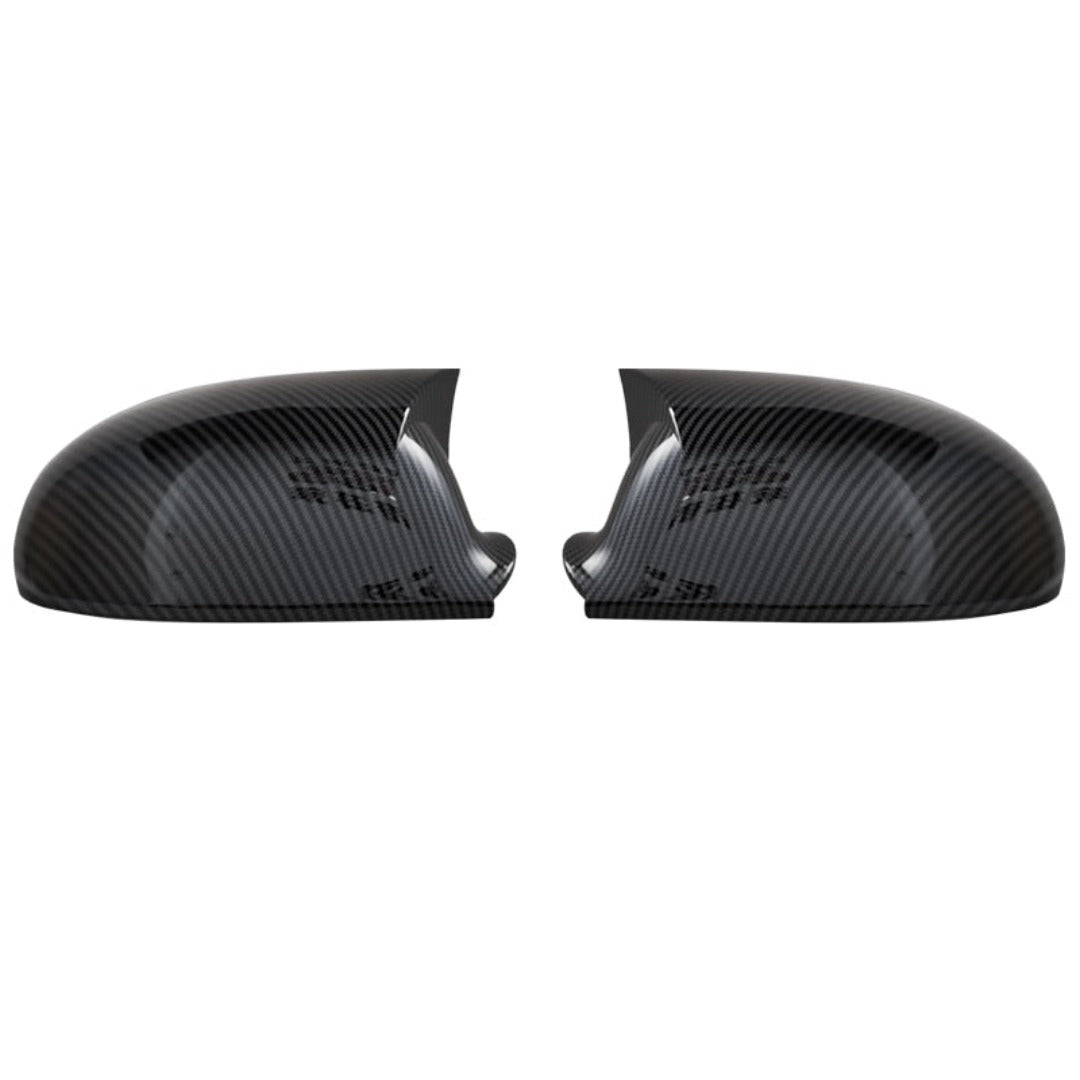 Coque de rétroviseur pour Golf 5, de couleur noir carbone.
