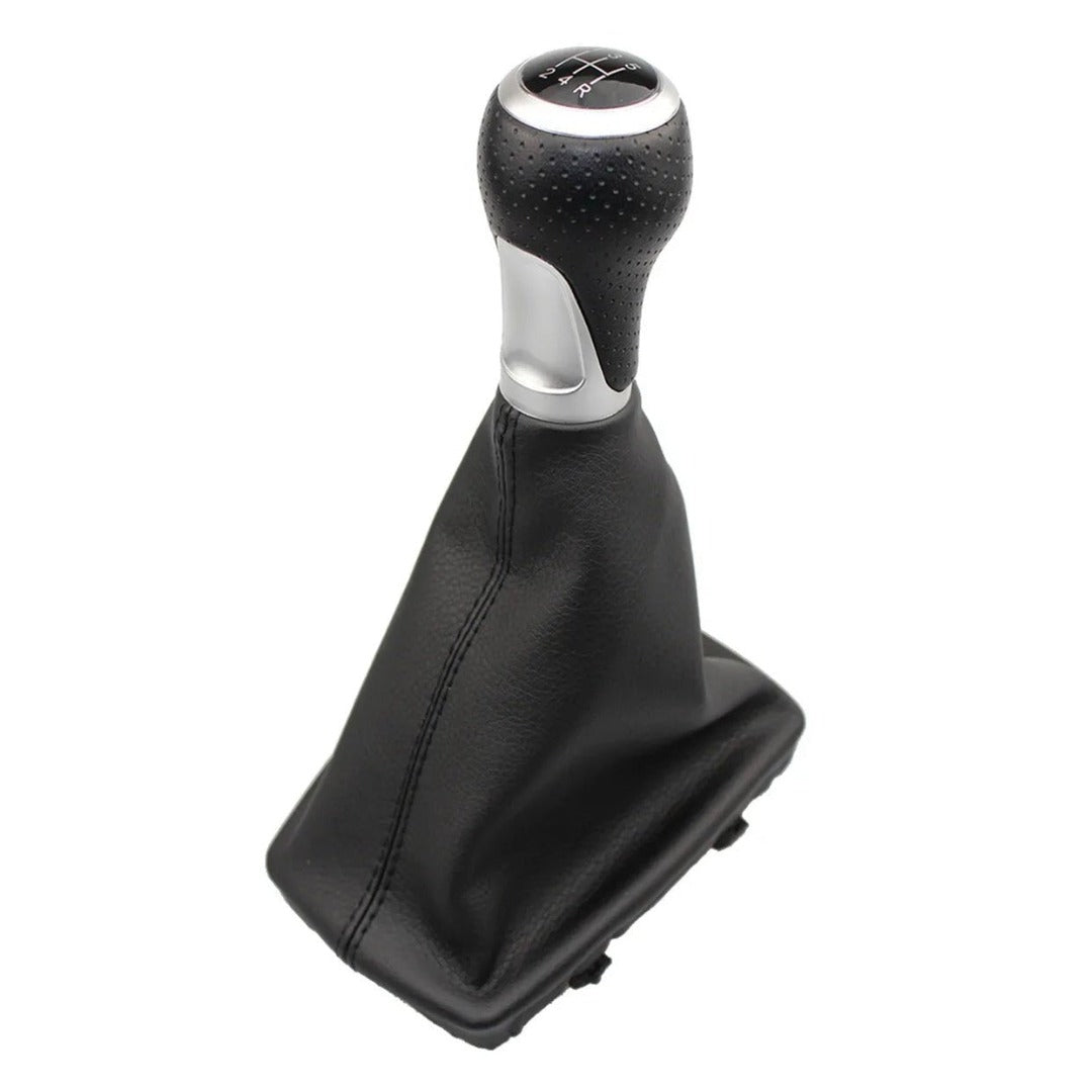 Pommeau de vitesse Audi A4 B6, pour boîte 5 vitesses.