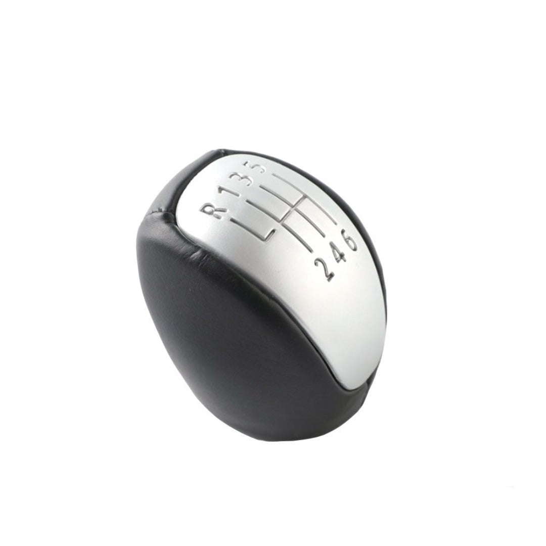Pommeau levier de vitesse Laguna 3 pour boîte 6 vitesse de couleur gris.