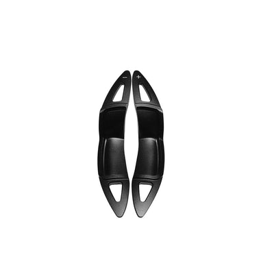 Palettes au volant Mini Roadster noires, la paire gauche et droite