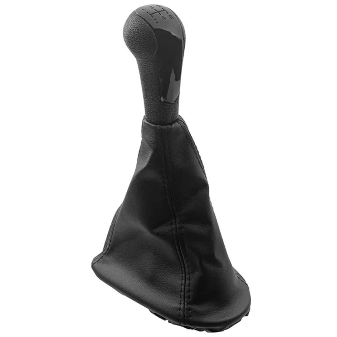 Pommeau de vitesse Chevrolet Spark, de couleur noir + soufflet.