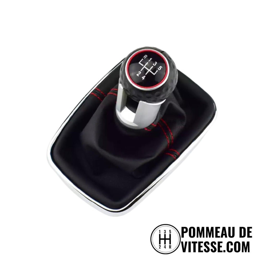 Cergrey Pommeau de levier de vitesse Gaitor Boot noir anti-poussière couvercle  5 vitesses pour VW Bora Golf, changement de vitesse pour VW, bouton de  changement de vitesse automatique 5 vitesses 