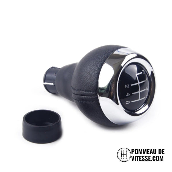 Pommeau de vitesse Mini cooper R56 de couleur gris, pour boîte 6 vitesses.