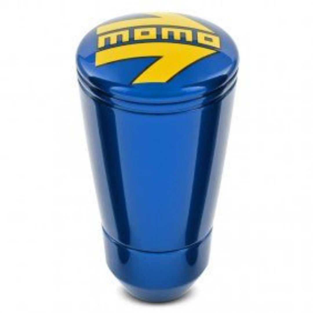Pommeau de vitesse MOMO Anthracite de couleur bleu.