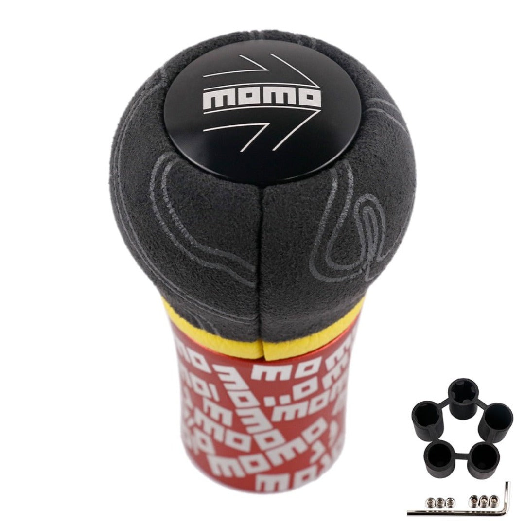 Pommeau de vitesse MOMO Ultra couleur rouge.