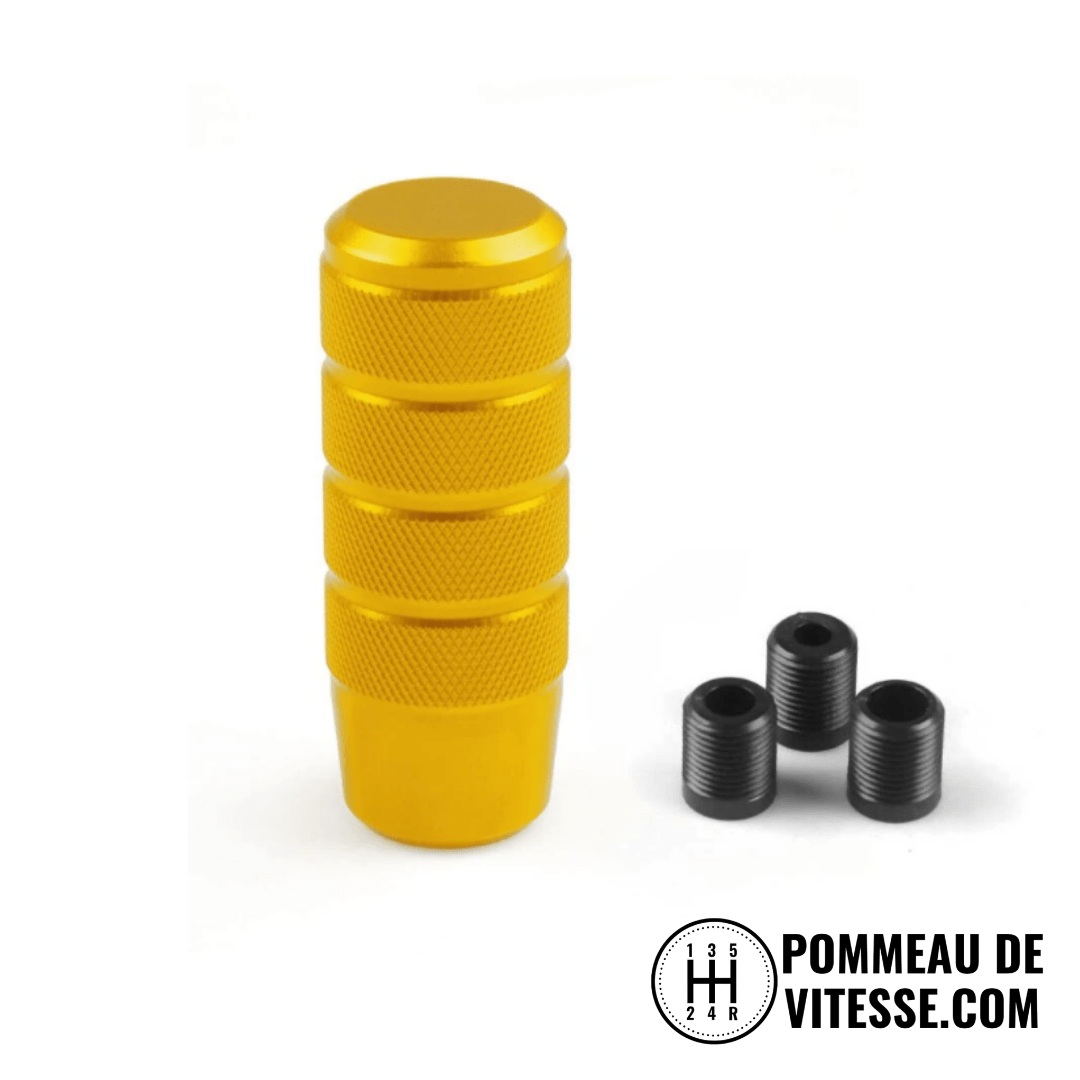 Pommeau levier de vitesse original M1 de couleur jaune.