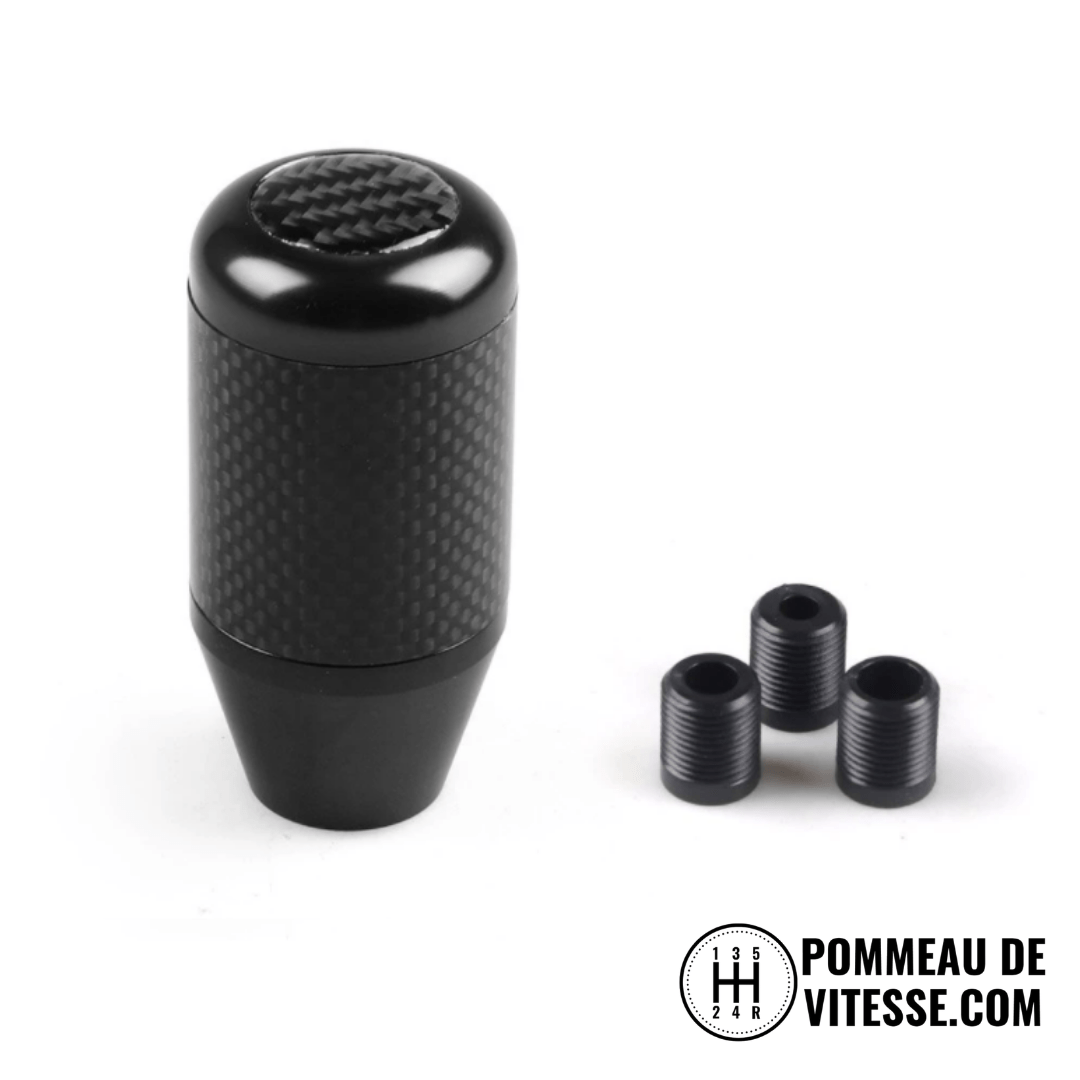 Pommeau de vitesse original M3, de couleur noir.