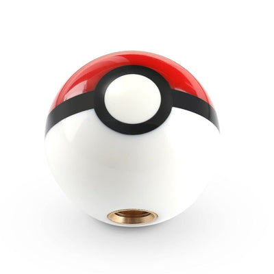 Pommeau de vitesse Pokéball vu de dessous, filetage laiton pour le montage sur le levier